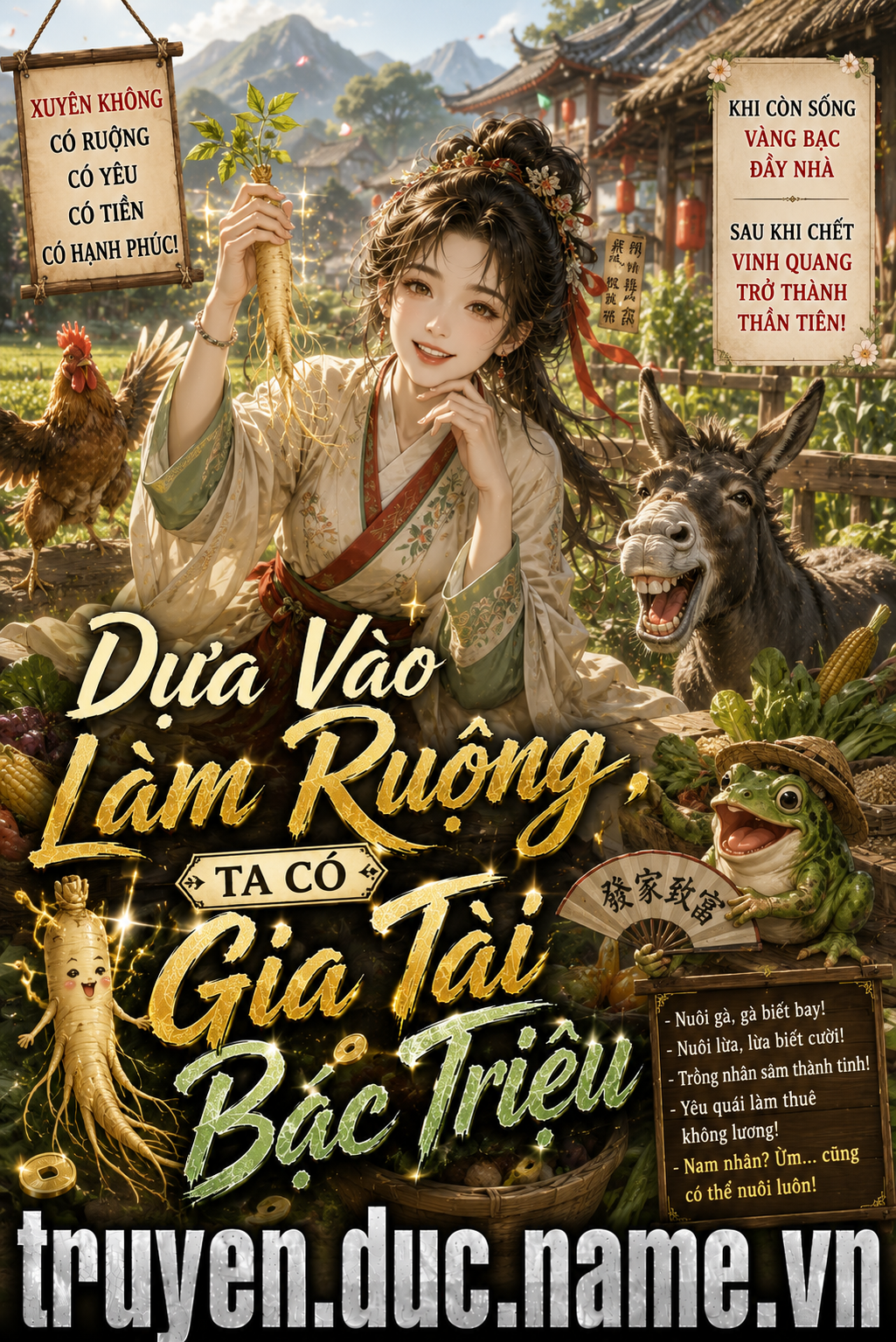 Dựa Vào Làm Ruộng, Ta Có Gia Tài Bạc Triệu