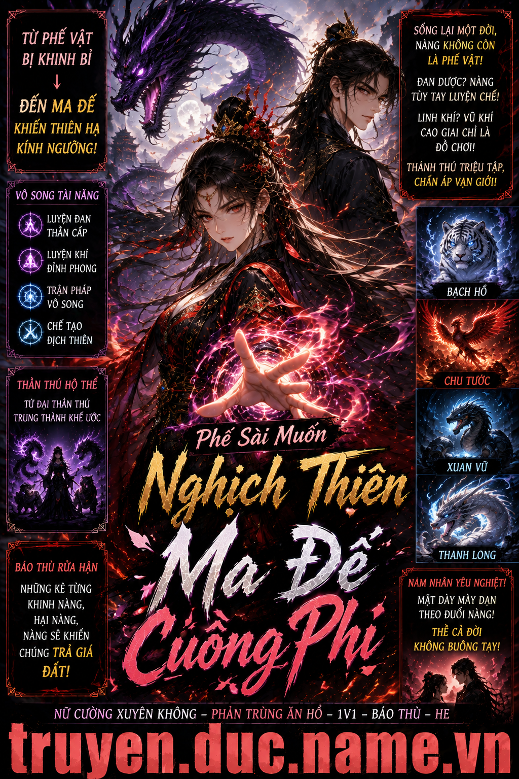 Phế Sài Muốn Nghịch Thiên: Ma Đế Cuồng Phi